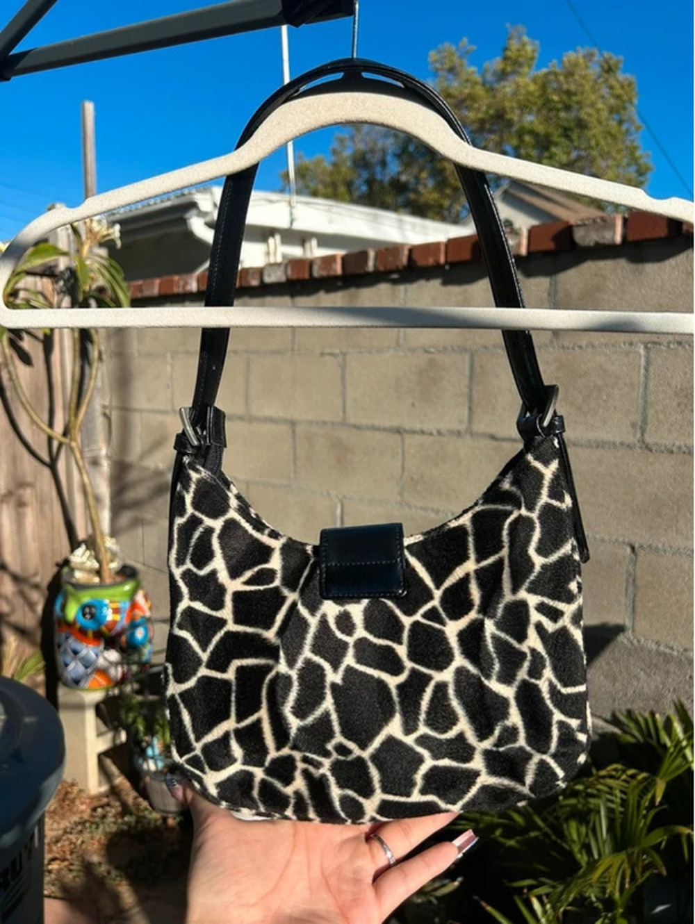 Y2K giraffe print purse - Picture 6 of 7